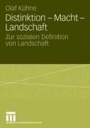 Produktbild: Distinktion - Macht - Landschaft