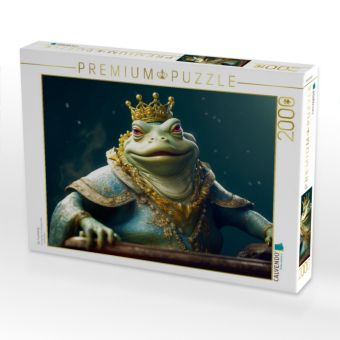 Produktbild: CALVENDO Puzzle Der Froschk&ouml;nig | 2000 Teile Lege-Gr&ouml;&szlig;e 90x67cm Foto-Puzzle f&uuml;r gl&uuml;ckliche Stunden