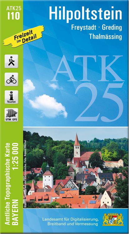 Produktbild: ATK25-I10 Hilpoltstein (Amtliche Topographische Karte 1:25000)