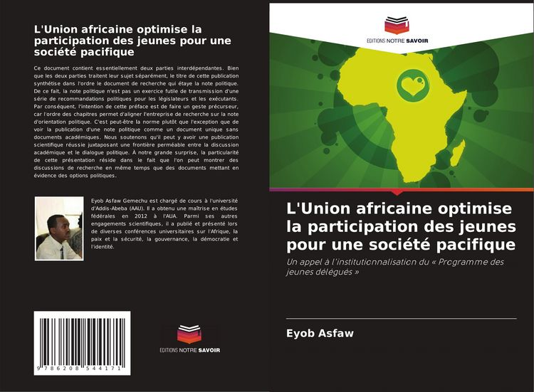 Produktbild: L'Union africaine optimise la participation des jeunes pour une soci&eacute;t&eacute; pacifique