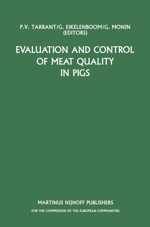 Produktbild: Evaluation and Control of Meat Quality in Pigs