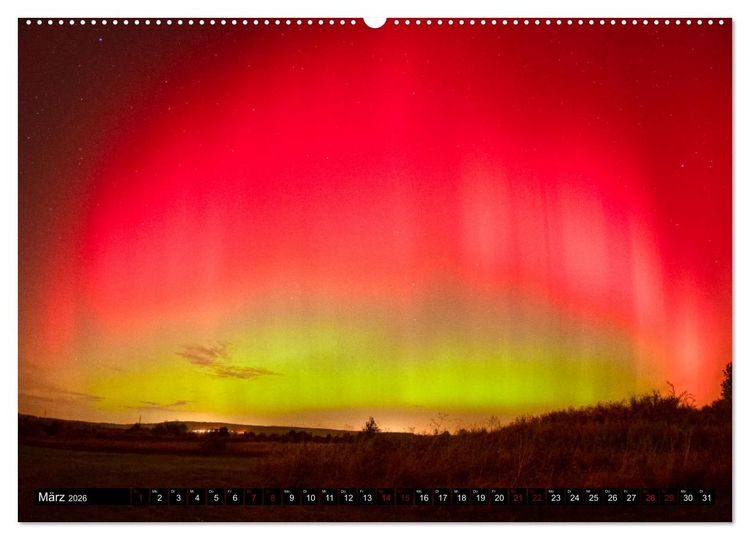 Produktbild: AURORA BOREALIS tanzt (Wandkalender 2026 DIN A2 quer), CALVENDO Monatskalender