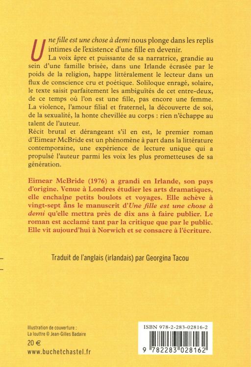 Produktbild: Fille est une chose a demi