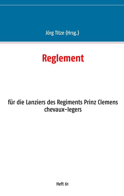 Produktbild: Reglement