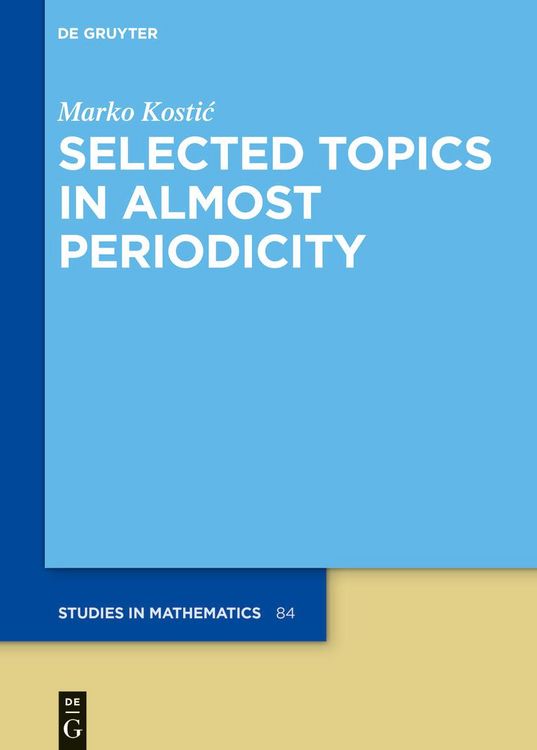 Produktbild: Selected Topics in Almost Periodicity
