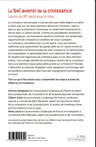Produktbild: Le Bel avenir de la croissance