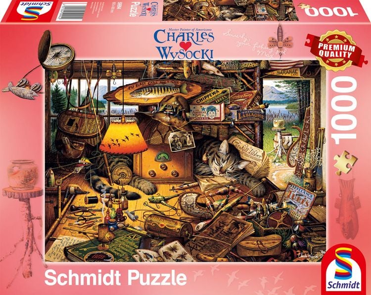 Produktbild: Max in den Adirondacks Mountains, Charles Wysocki Puzzle 1.000 Teile
