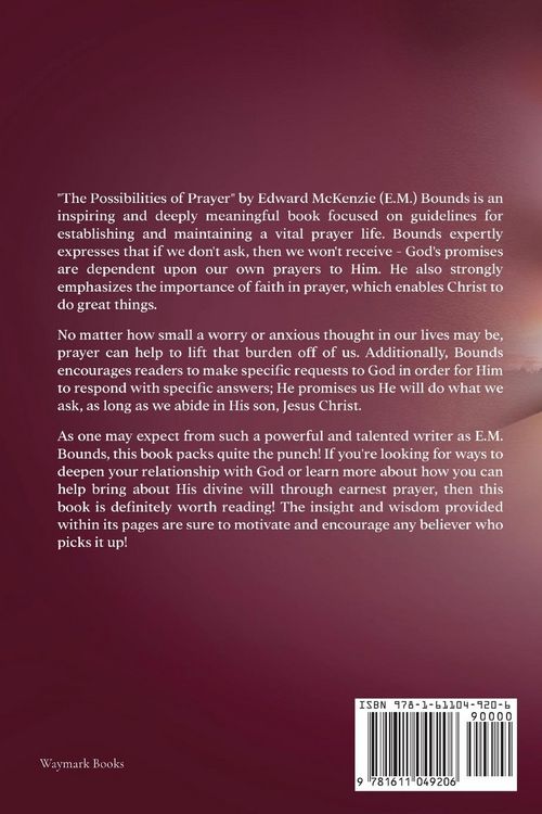 Produktbild: The Possibilities of Prayer