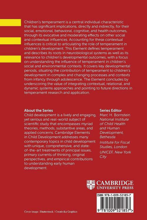 Produktbild: Temperament and Child Development in Context