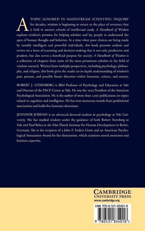 Produktbild: A Handbook of Wisdom