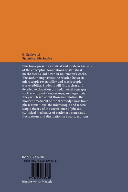 Produktbild: Statistical Mechanics