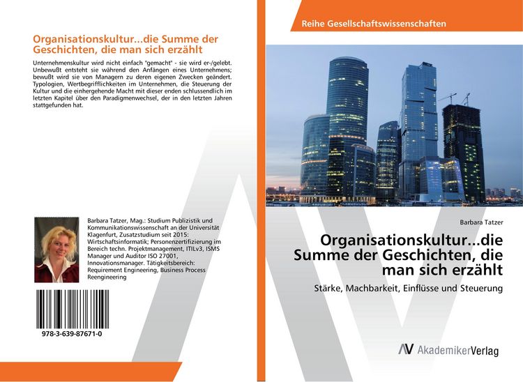 Produktbild: Organisationskultur...die Summe der Geschichten, die man sich erz&auml;hlt