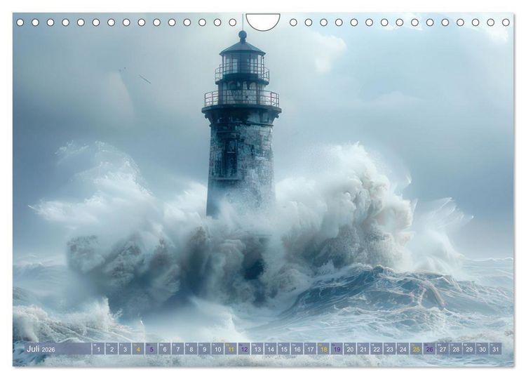 Produktbild: St&uuml;rmisch wildes Wetter (Wandkalender 2026 DIN A4 quer), CALVENDO Monatskalender