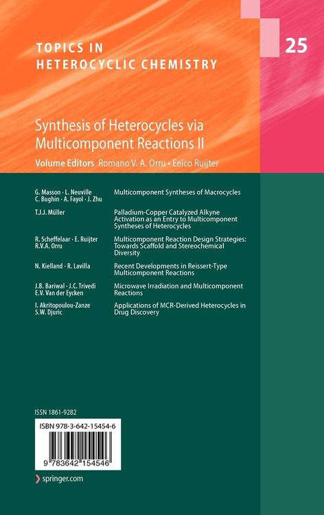 Produktbild: Synthesis of Heterocycles via Multicomponent Reactions II