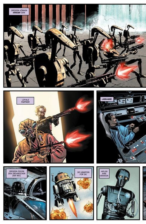 Produktbild: Star Wars Comics: Dunkle Droiden
