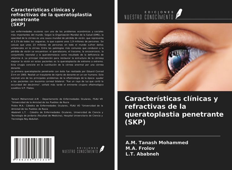 Produktbild: Caracter&iacute;sticas cl&iacute;nicas y refractivas de la queratoplastia penetrante (SKP)