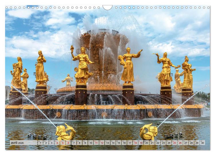 Produktbild: Perspectives de Moscou (Calendrier mural 2026 DIN A3 vertical), CALVENDO calendrier mensuel