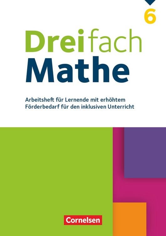 Produktbild: Dreifach Mathe 6. Schuljahr - Zu allen Ausgaben - Arbeitsheft mit Lösungen