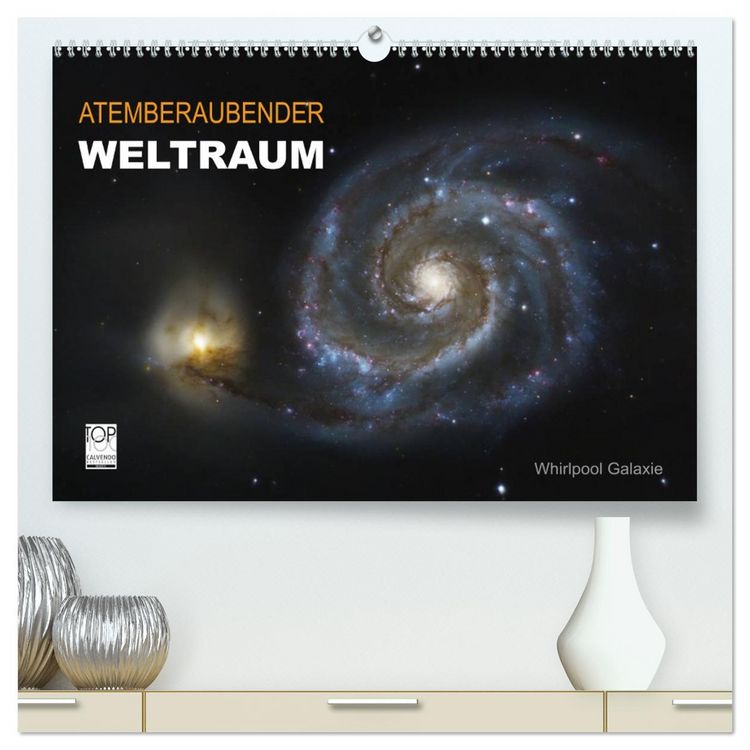 Produktbild: Atemberaubender Weltraum (hochwertiger Premium Wandkalender 2026 DIN A2 quer), Kunstdruck in Hochglanz