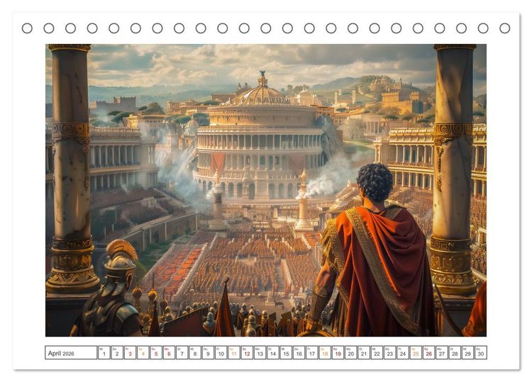 Produktbild: Im Schatten des Kolosseums (Tischkalender 2026 DIN A5 quer), CALVENDO Monatskalender