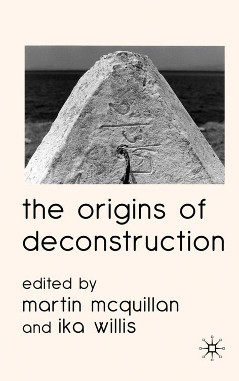 Produktbild: The Origins of Deconstruction