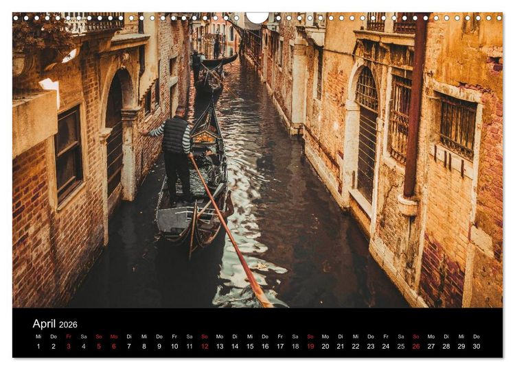 Produktbild: Traumstadt Venedig (Wandkalender 2026 DIN A3 quer), CALVENDO Monatskalender