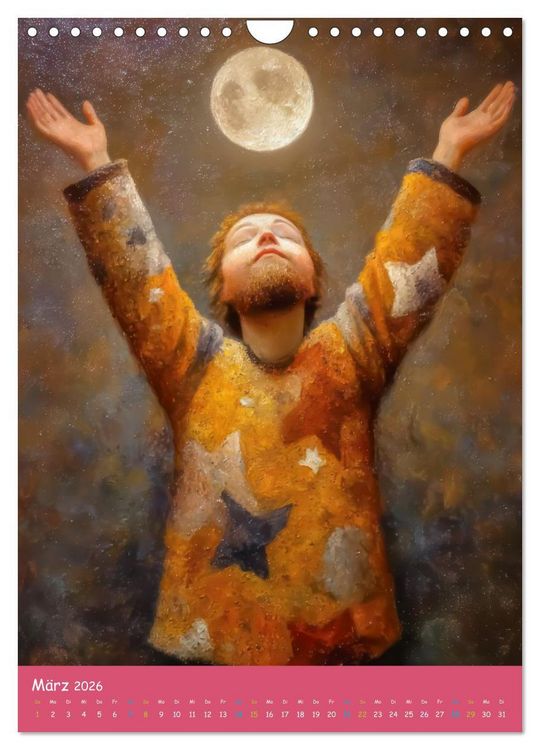 Produktbild: Vollmond - Im Bann des Vollmonds (Wandkalender 2026 DIN A4 hoch), CALVENDO Monatskalender