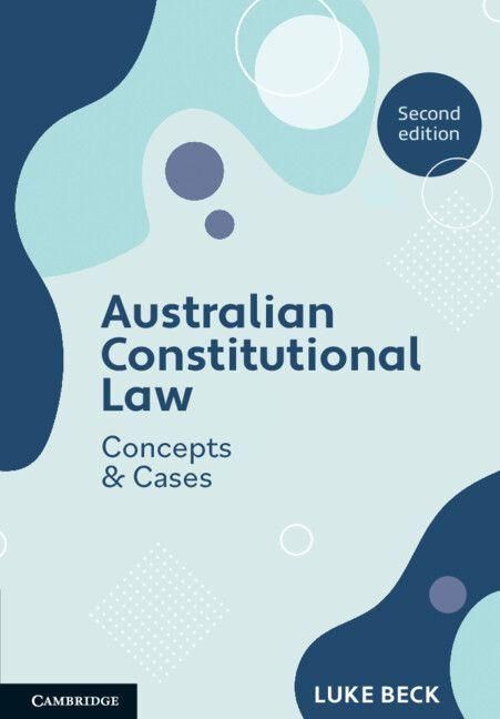 Produktbild: Australian Constitutional Law