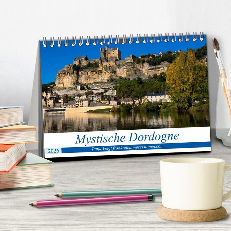 Produktbild: Mystische Dordogne (Tischkalender 2026 DIN A5 quer), CALVENDO Monatskalender