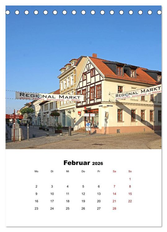 Produktbild: Haldensleben in Sachsen-Anhalt (Tischkalender 2026 DIN A5 hoch), CALVENDO Monatskalender