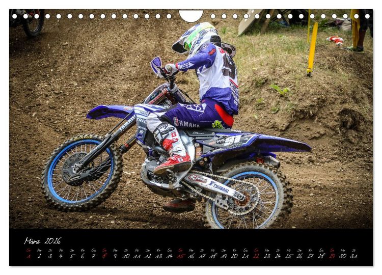 Produktbild: Motocross Racing 2026 (Wandkalender 2026 DIN A4 quer), CALVENDO Monatskalender