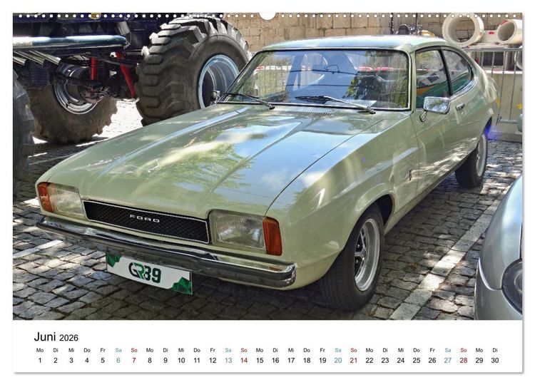 Produktbild: Autos der 70er (hochwertiger Premium Wandkalender 2026 DIN A2 quer), Kunstdruck in Hochglanz