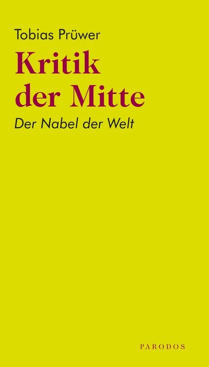 Produktbild: Kritik der Mitte