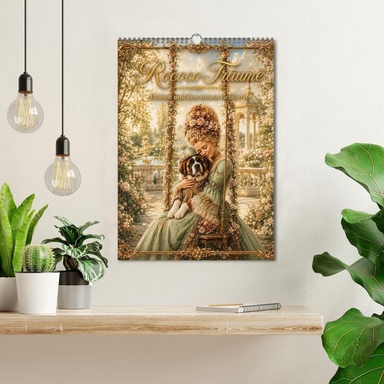 Produktbild: Rococo Tr&auml;ume (Wandkalender 2027 DIN A3 hoch), CALVENDO Monatskalender
