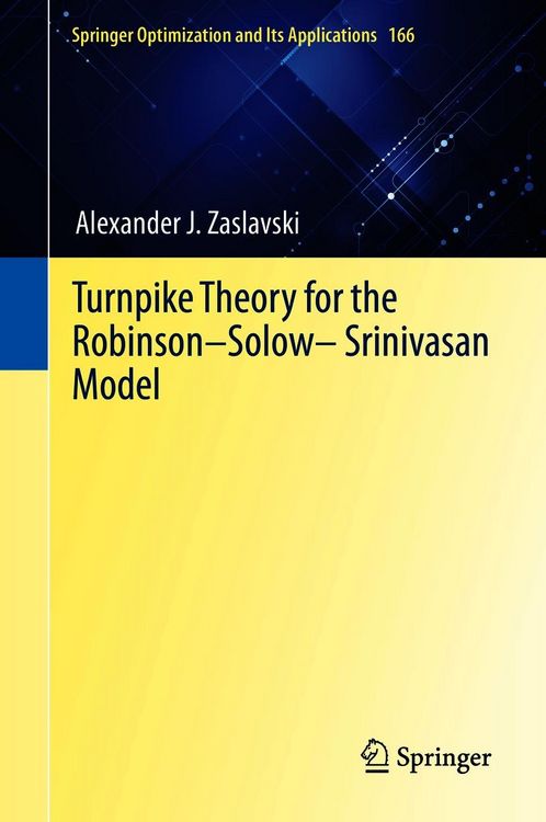 Produktbild: Turnpike Theory for the Robinson-Solow-Srinivasan Model