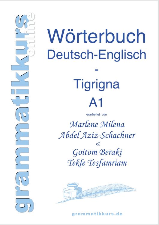 Produktbild: Wortschatz Deutsch-Englisch-Tigrigna Niveau A1
