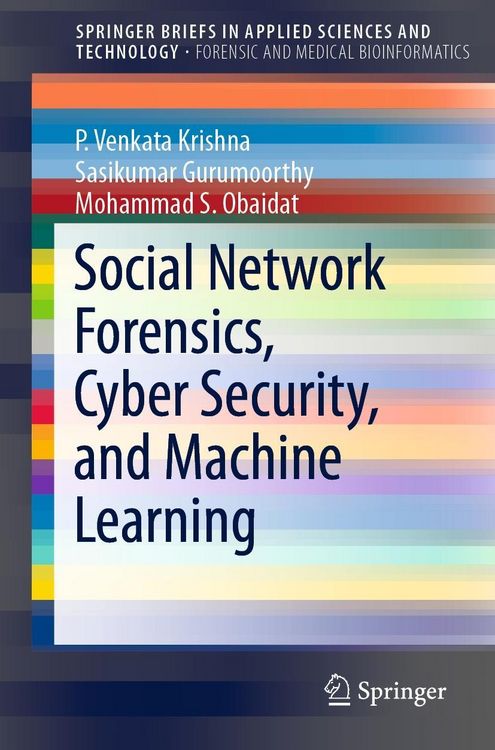 Produktbild: Social Network Forensics, Cyber Security, and Machine Learning