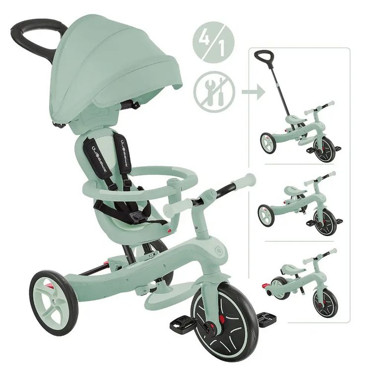 Produktbild: GLOBBER EXPLORER TRIKE 4in1 ECO pistazie