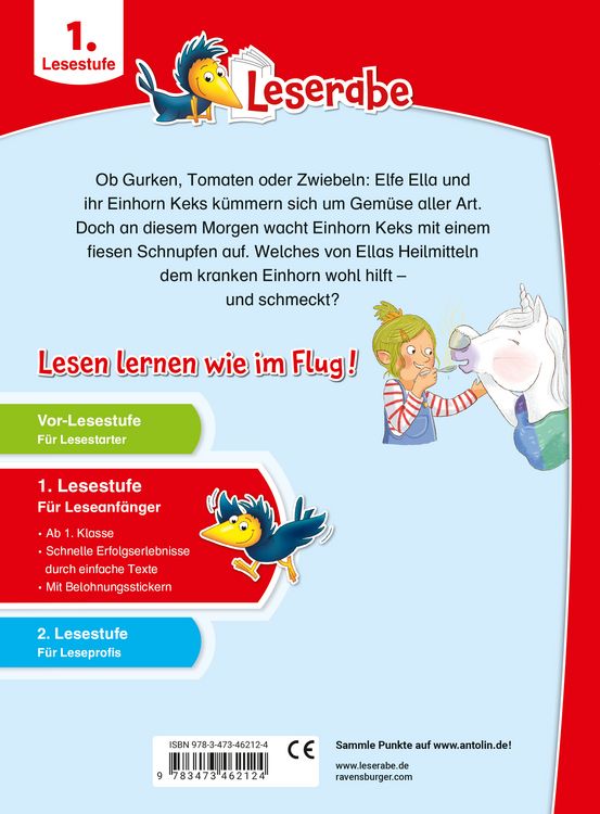 Produktbild: Leserabe 1. Lesestufe - Elfe Ella und der Einhorn-Schnupfen