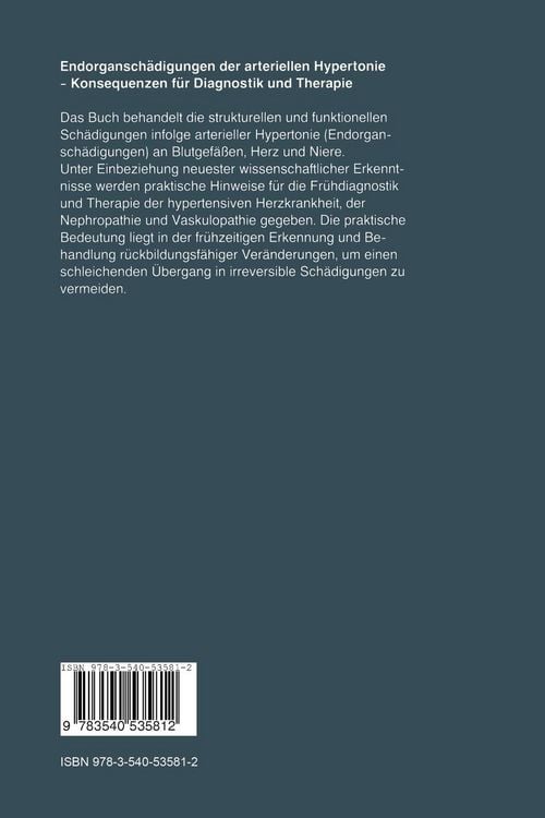 Produktbild: Endorgansch&auml;digungen der arteriellen Hypertonie &mdash; Konsequenzen f&uuml;r Diagnostik und Therapie