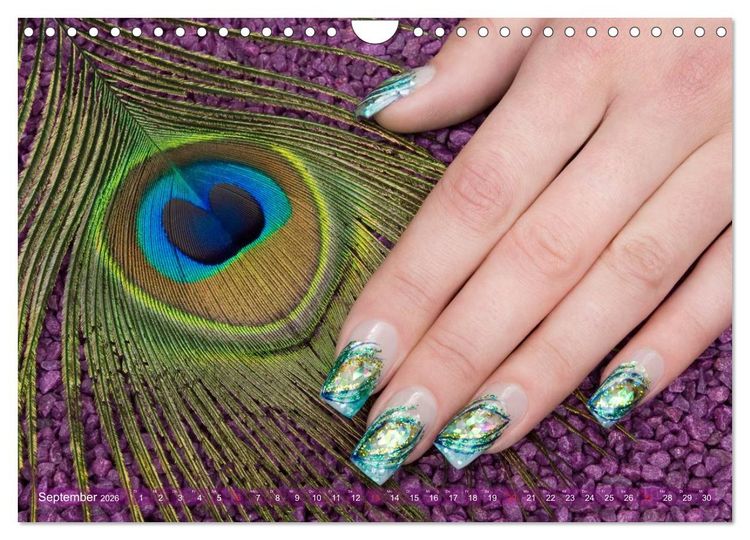 Produktbild: Verg&auml;ngliche Kunst - Nailart Episode 2 (Wandkalender 2026 DIN A4 quer), CALVENDO Monatskalender