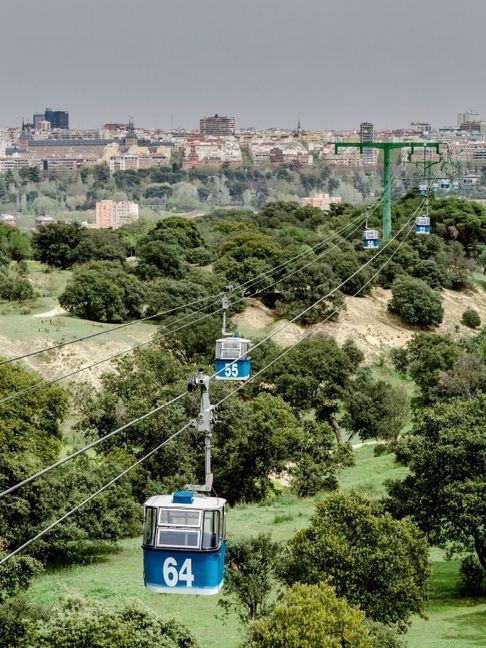 Produktbild: CALVENDO Puzzle Seilbahn Madrid | 1000 Teile Lege-Gr&ouml;&szlig;e 64x48cm Foto-Puzzle f&uuml;r gl&uuml;ckliche Stunden