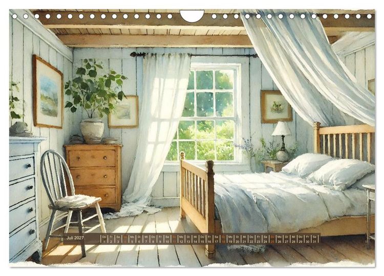Produktbild: Im kleinen Cottage (Wandkalender 2027 DIN A4 quer), CALVENDO Monatskalender