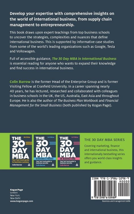 Produktbild: The 30 Day MBA in International Business