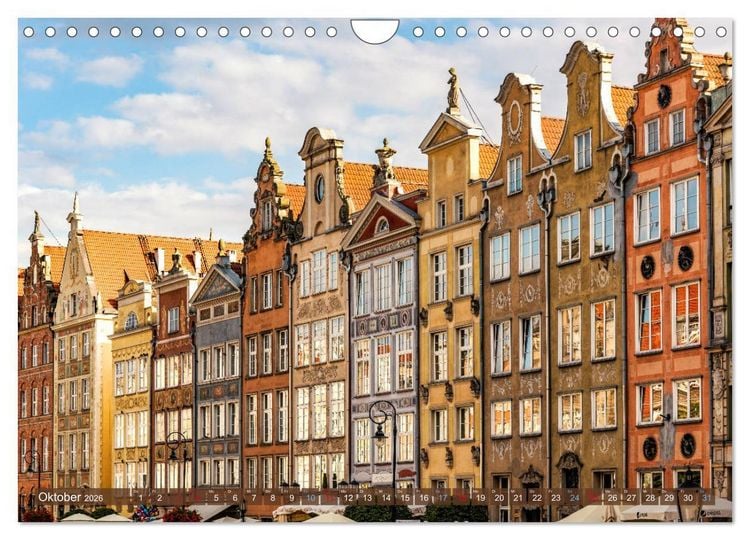 Produktbild: Sehenswertes Danzig (Wandkalender 2026 DIN A4 quer), CALVENDO Monatskalender