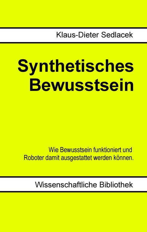 Produktbild: Synthetisches Bewusstsein