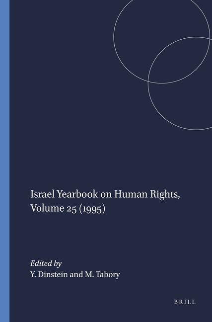 Produktbild: Israel Yearbook on Human Rights, 1995