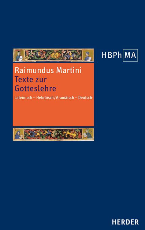 Produktbild: Texte zur Gotteslehre. Pugio fidei I-III, 1-6