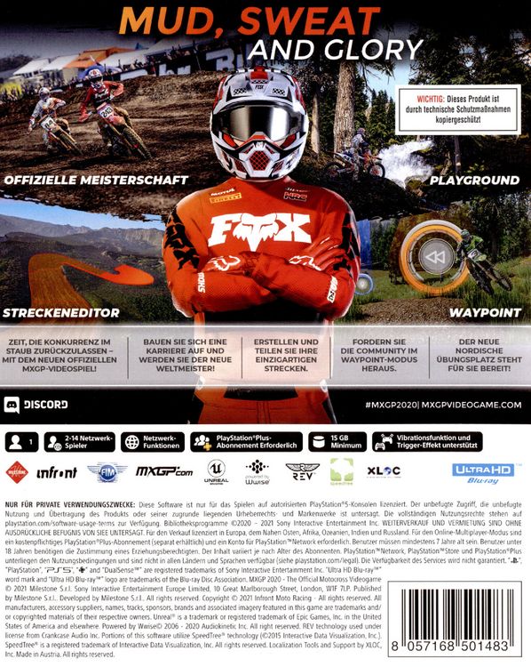 Produktbild: MXGP 2020 - The official Motocross Videogame