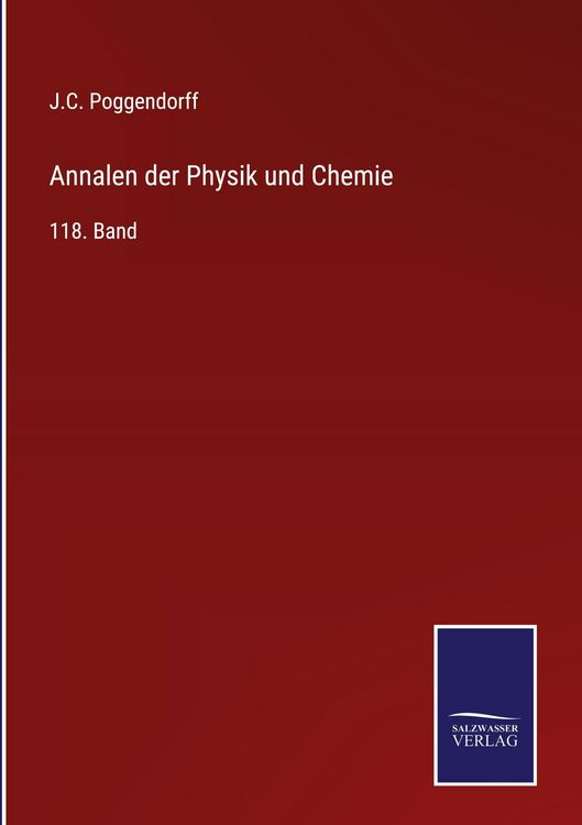 Produktbild: Annalen der Physik und Chemie